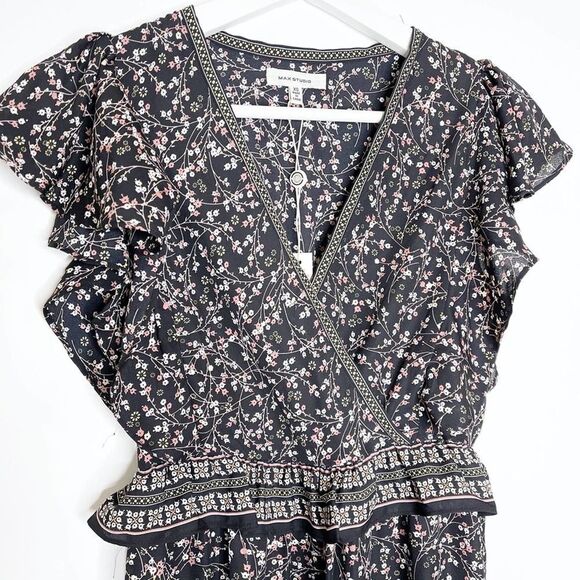 MAX STUDIO Ruffled Surplice Dress - Picture 3 of 7